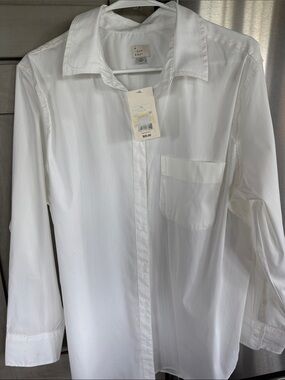 A new day Classic White white button-Up Shirt -sz xl